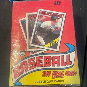 1988 TOPPS Wax Box Baseball Vintage MLB Trading Cards SEALED